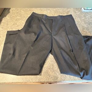 Jos. A. Bank Men's Dress Pants 33x28 Black Straight Leg Business Casual